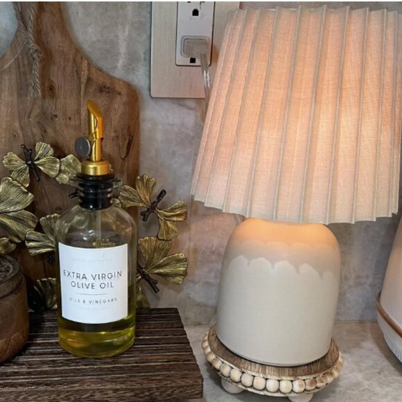 2 pcs Neutral Mini Ceramic Lamp - Brand New in a Box - Picture 2 of 5